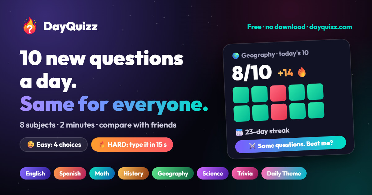 DayQuizz screenshot 1 of 1